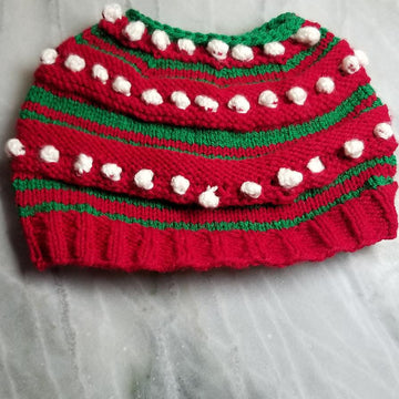 Cheer For the Elves Ponytail Hat