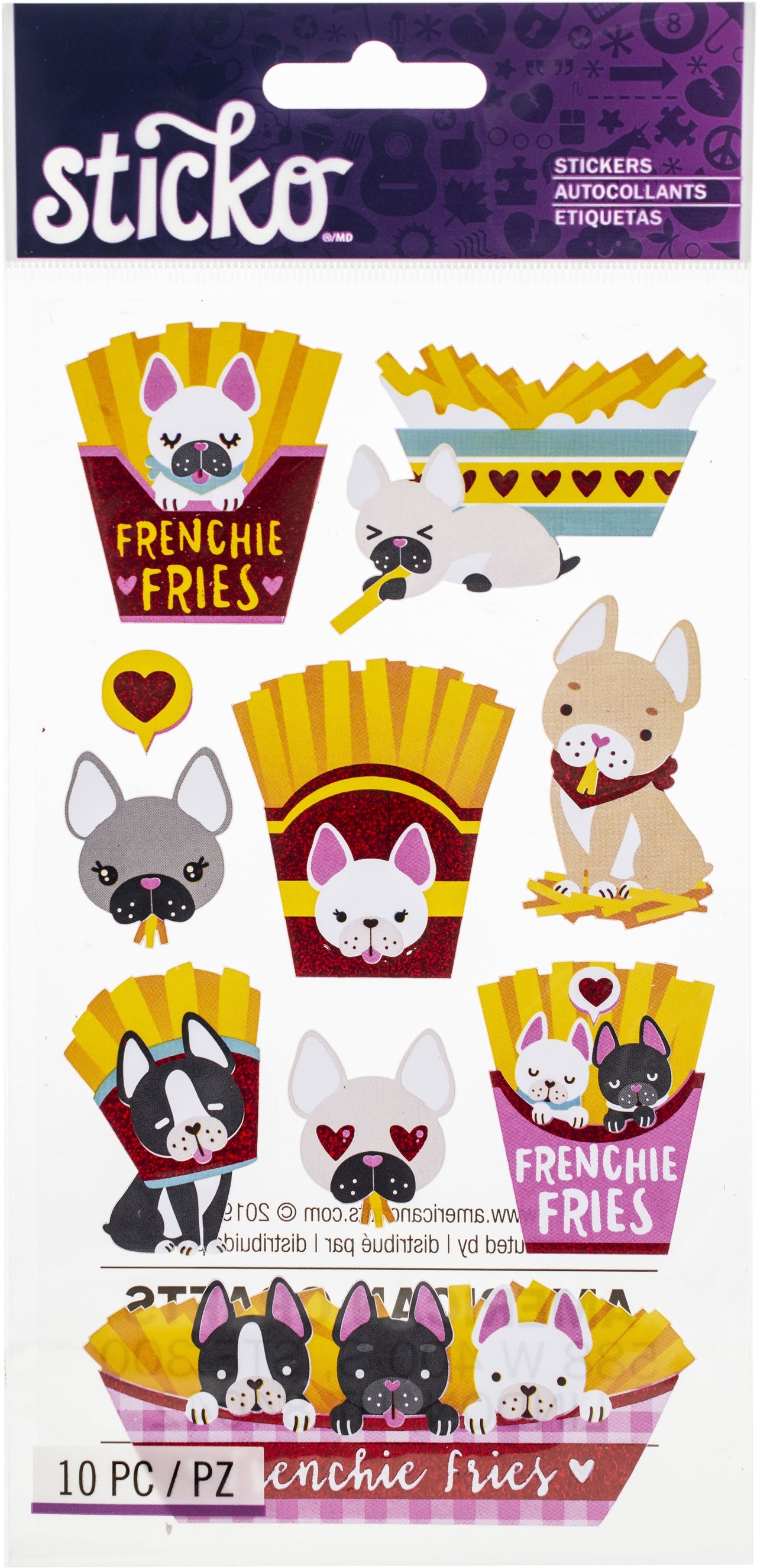 Sticko Classic Stickers - Frenchie Fries
