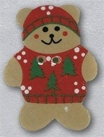 Mill Hill Button 86157 - Teddy in Red Sweater