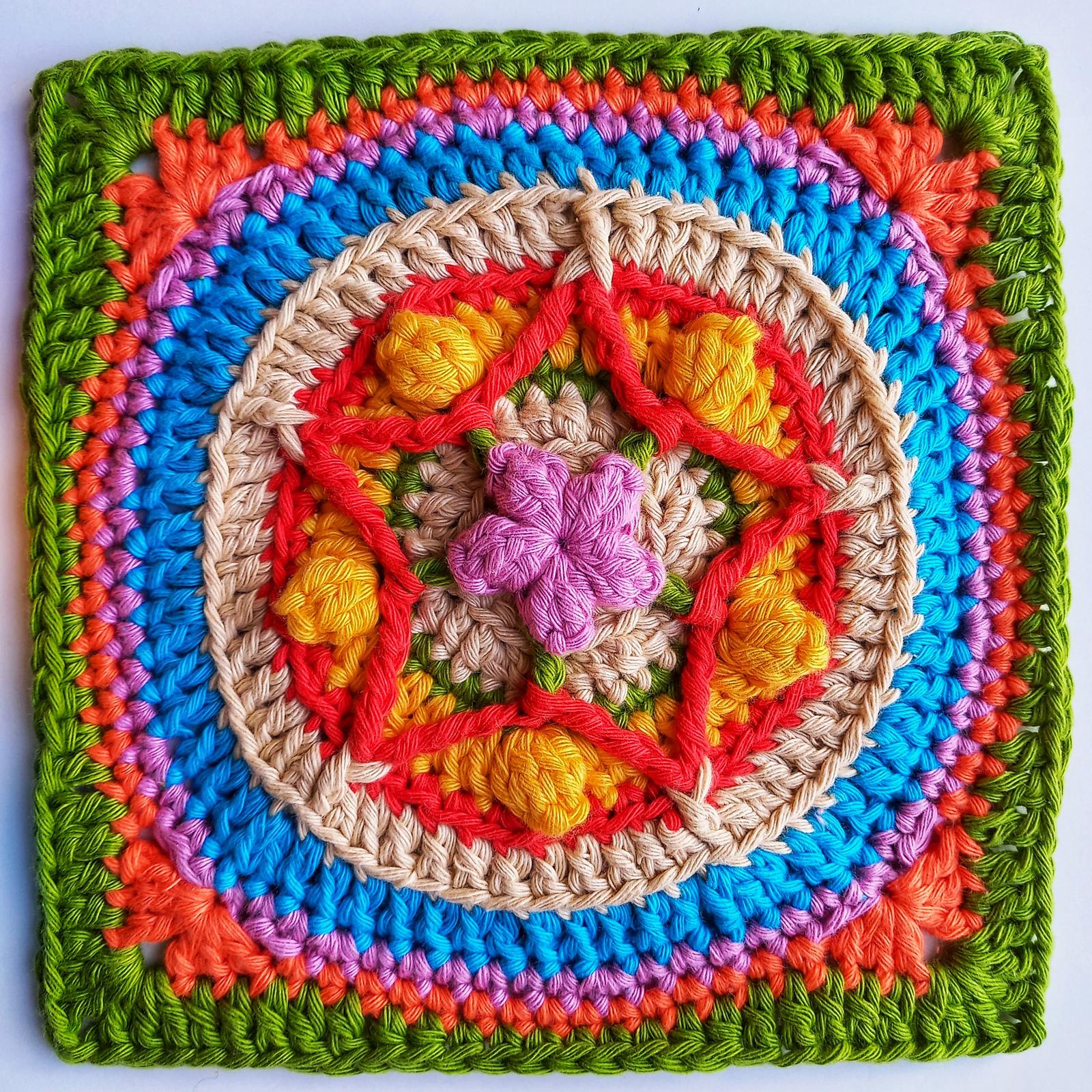 Popstar Granny Square 12"