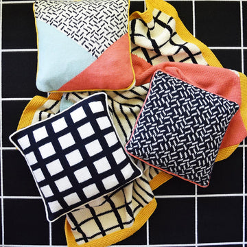 What's Your Angle Knit Pillow