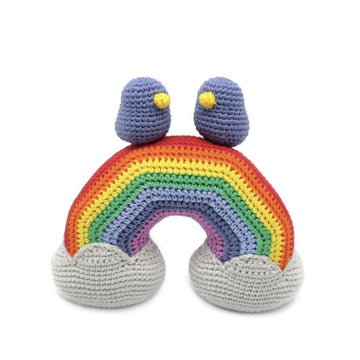 Rainbow and Lovebirds Amigurumi