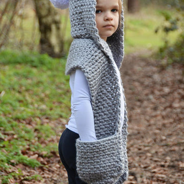 The Snowdrift Hooded Scarf
