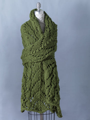 Spring Lace Shawl in Lion Brand Vanna's Choice - 81058AD