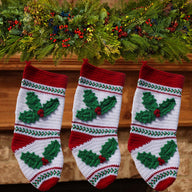 Holly Christmas Stocking