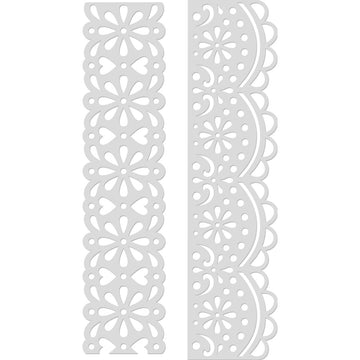 Kaisercraft Card Creations Dies - Lace Borders 1.5"X6"