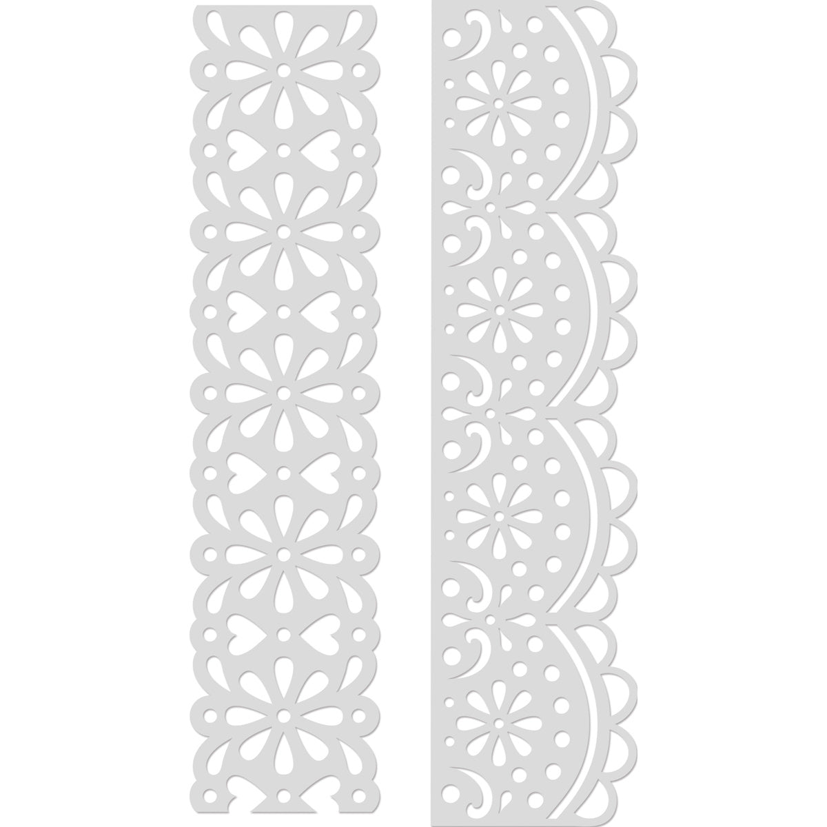 Kaisercraft Card Creations Dies - Lace Borders 1.5"X6"