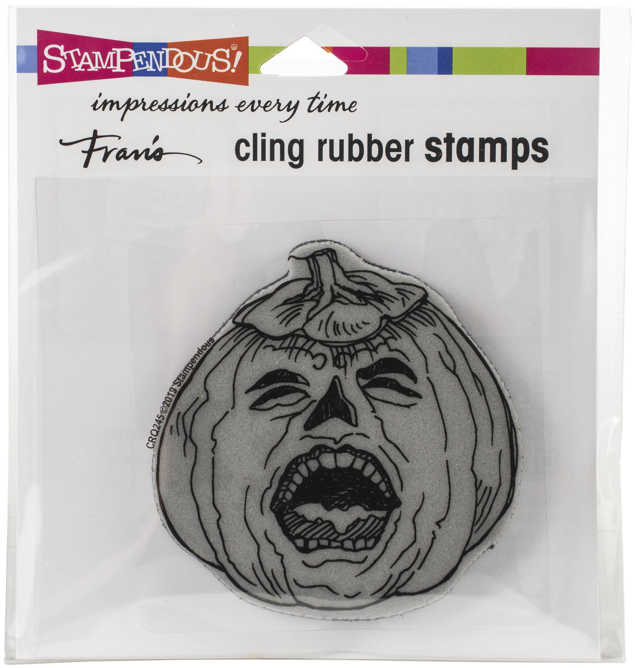 Stampendous Cling Stamp - Pumpkin Scream