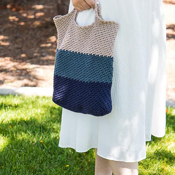 Striped Tote Bag