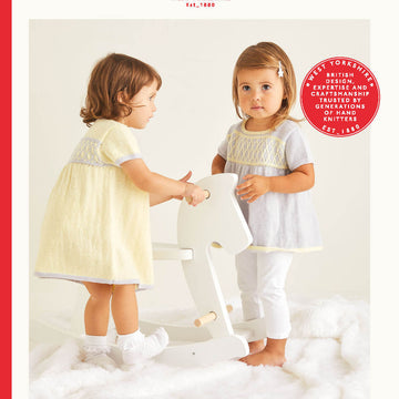 Babies Dress & Tunic in Sirdar Snuggly 100% Merino 4 Ply  - 5368 - Leaflet
