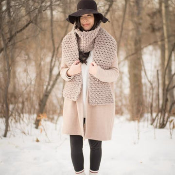 Moss Fringe Scarf WET&Q