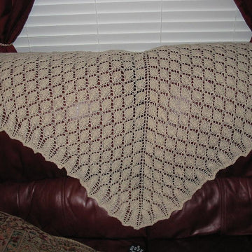 Triangular Leaf Shawl