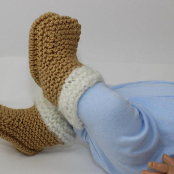 Chunky Baby Fur Top Booties