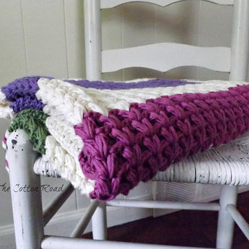 Puff Stitch Baby Blanket