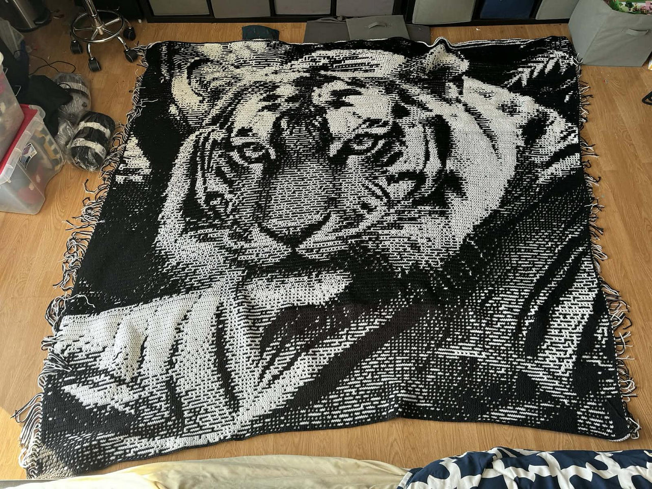 Overlay Mosaic "BENGAL TIGER"