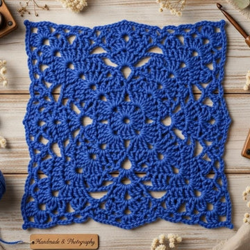 Crochet Square Motif Pattern – PDF + Video Tutorial