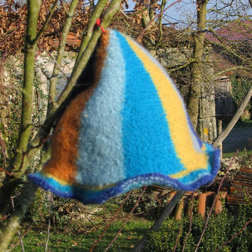 Felted pixie hat