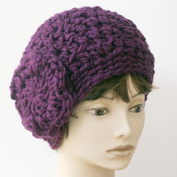 Chunky Flower Beanie Hat