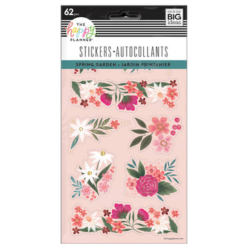 The Happy Planner Spring Florals 5 Sticker Sheets
