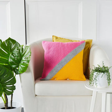 Colour Block Cushion