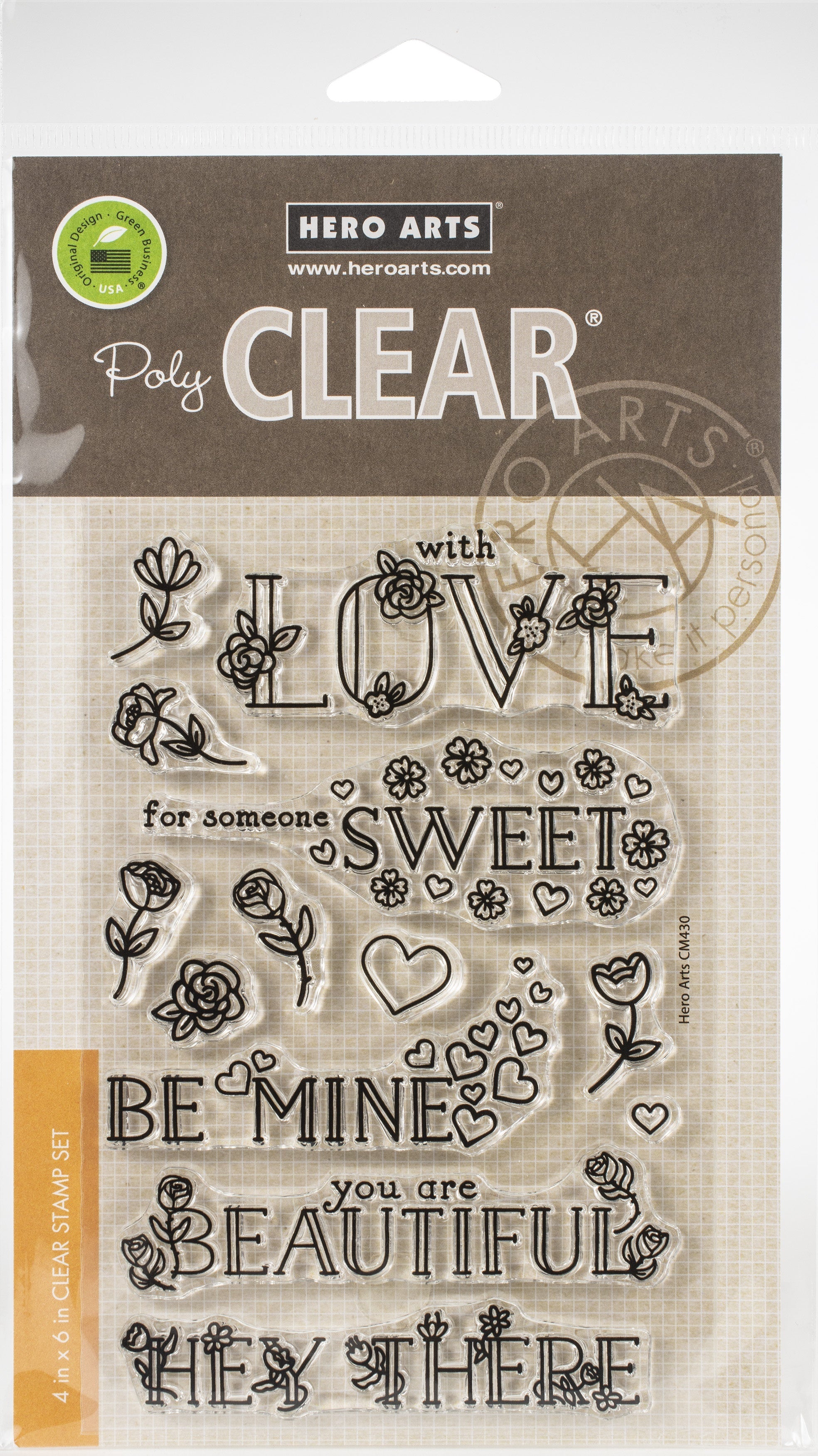 Hero Arts Clear Stamps 4"X6" - Loving Messages