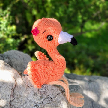 Sitting Pretty Flamingo