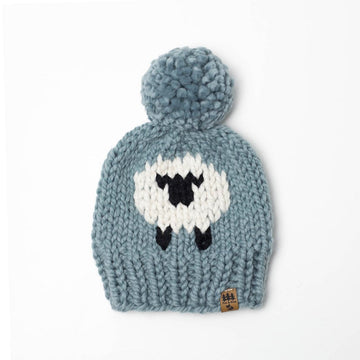 Sweet Sheep Pompom Hat Baby Children Women Toque