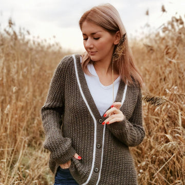 Geek Chic Cardigan - knitting pattern
