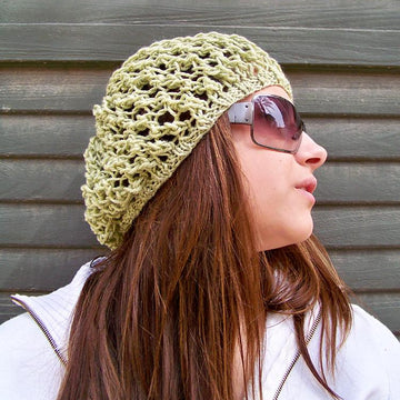 Mesh Hat, Knit Beanie Hat