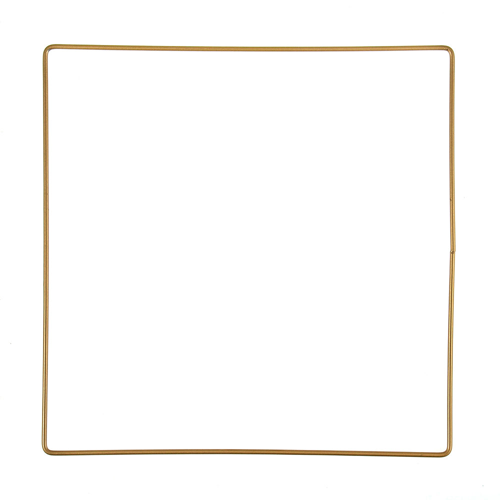 Trimits Metal Square Gold Craft Hoop - 20cm