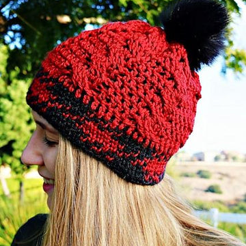 Knit-like Cable Hat
