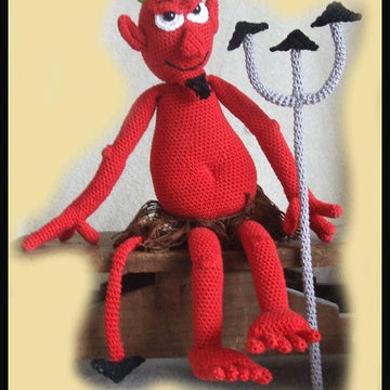 Lucifer amigurumi doll devil