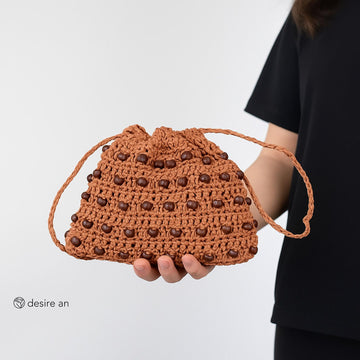 Beaded Drawstring Bag