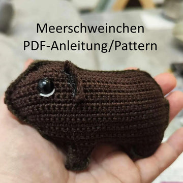 Meerschweinchen Guinea Pig Häkelanleitung deutsch und englisch
