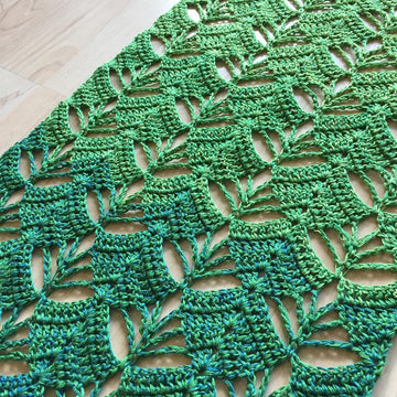Forest Through the Leaves Shawl