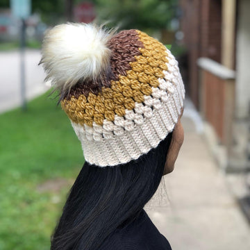 Cluster stitch hat