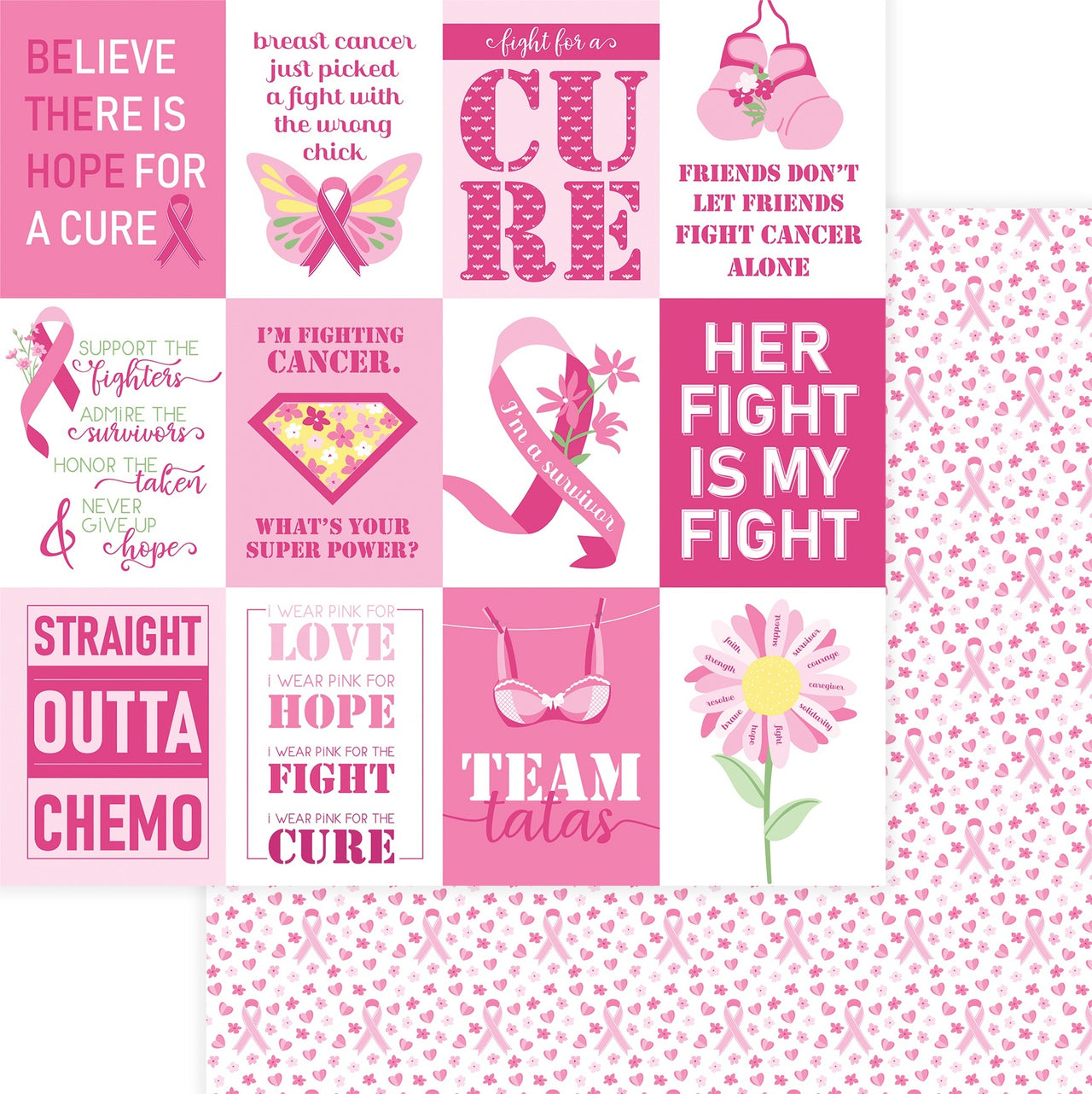 Photoplay Paper Operation Save 2nd Base Double-Sided Cardstock 12"X12" 25/Pkg - Hope