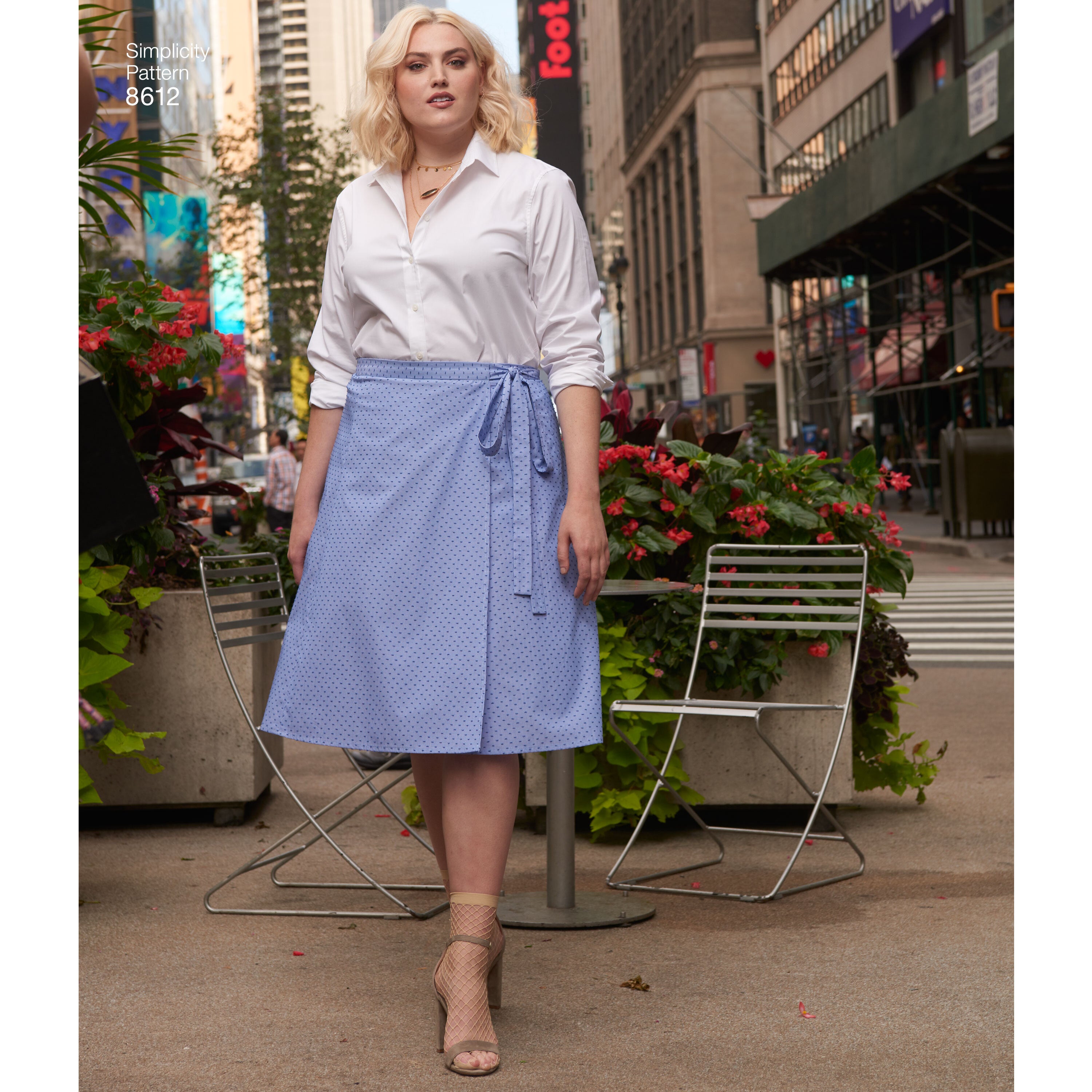 Simplicity 8612 Women's Easy Wrap Skirts by Ashley Nell Tiption - Sewing Pattern