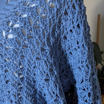 The Lakeside Shell Crochet Cardigan