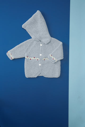 Hooded Jacket in Bergere de France Ideal - 72680-08 - Downloadable PDF