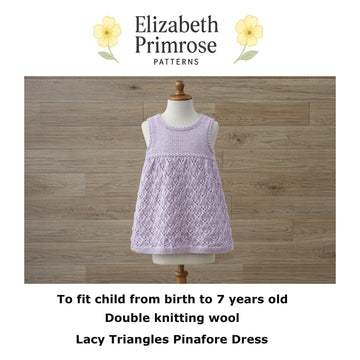 Lacy Triangles Pinafore Dress P141