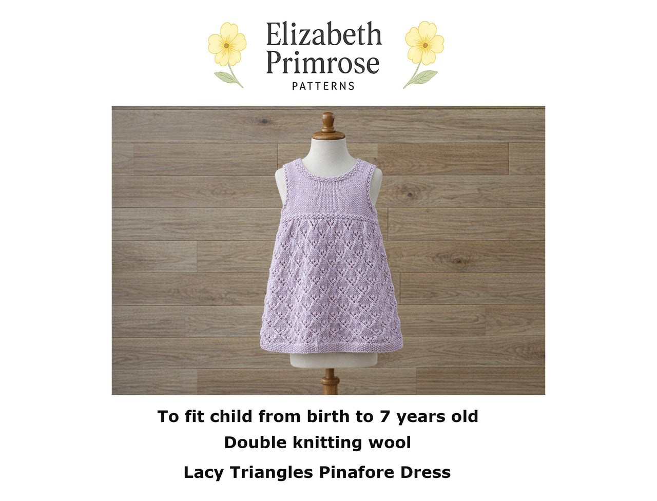 Lacy Triangles Pinafore Dress P141