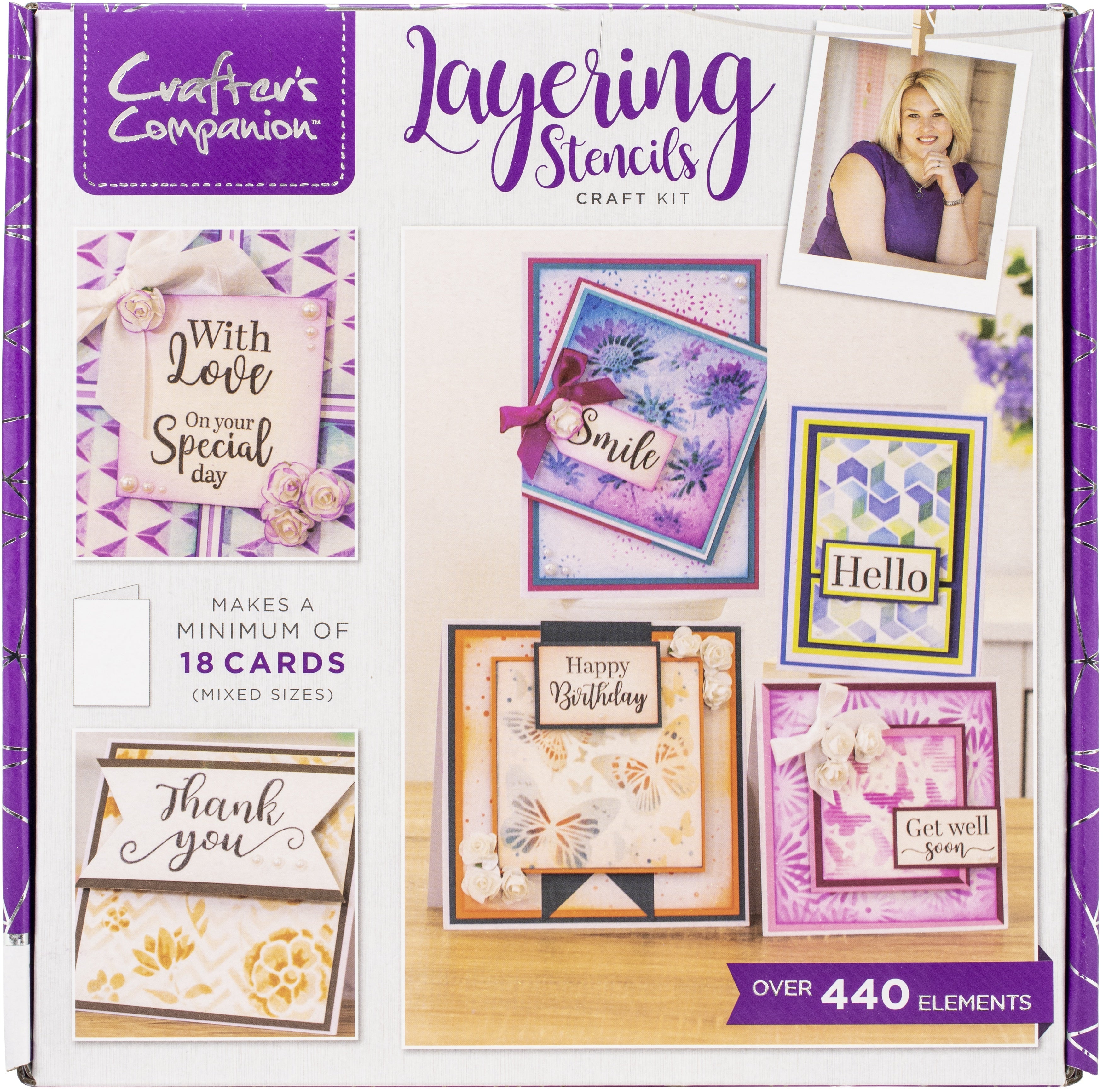 Crafter's Companion Craft Box Kit - Layering Stencils
