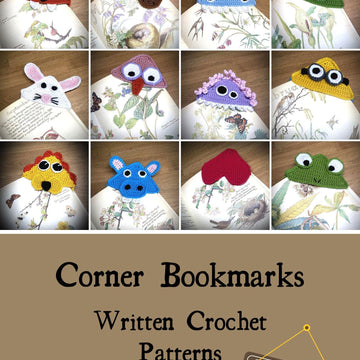 12 Corner Bookmarks Crochet Pattern