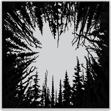 Hero Arts Cling Stamps 6"X6" - Cathedral Of Trees Bold Prints