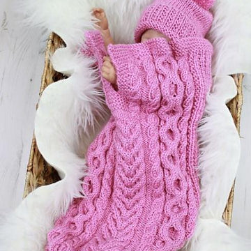 Kniting pattern Cuddle Cable Cocoon  #318