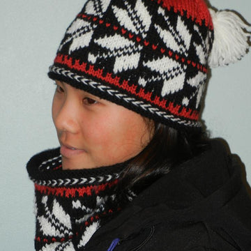Telemark Ski Hat and Cowl