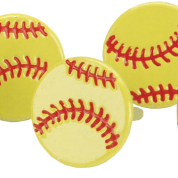 Eyelet Outlet Shape Brads 12/Pkg - Softballs