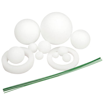 Floracraft Styrofoam Solar System Kit - White
