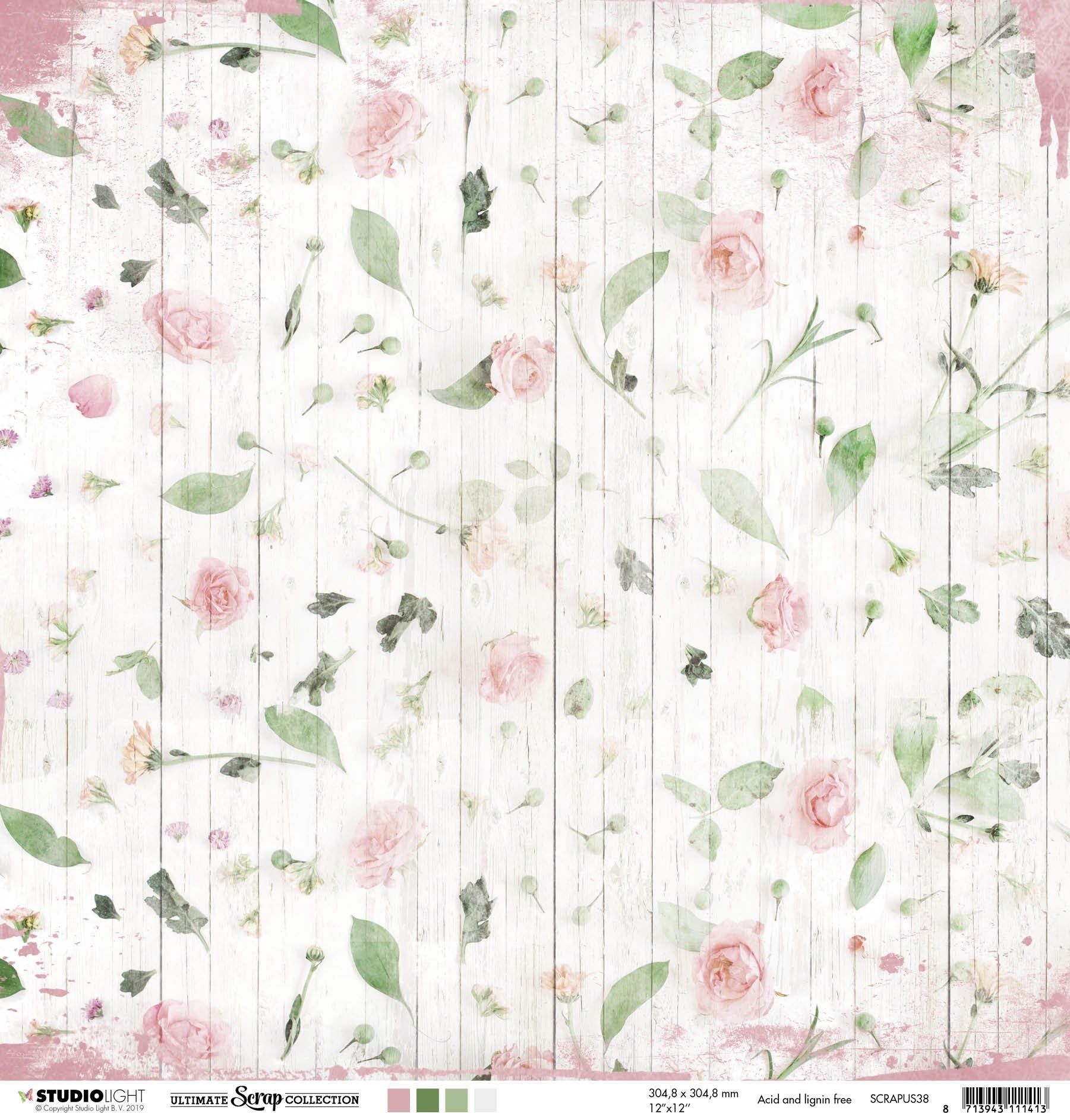 Studio Light Ultimate Scrap Collection Double-Sided Cardstock 12"X12" 10/Pkg - NR. 38